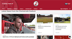 Desktop Screenshot of crawleytownfc.com